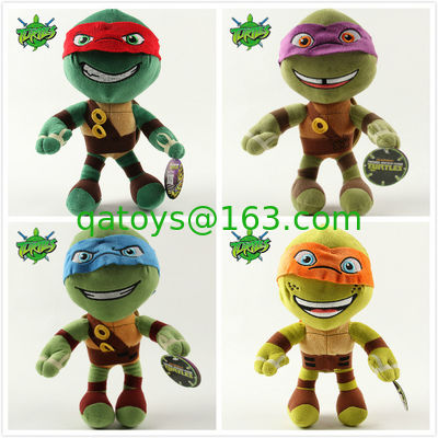 La historieta adolescente de las tortugas 2 de Ninja del mutante rellenó los juguetes de la felpa de los niños 12 pulgadas