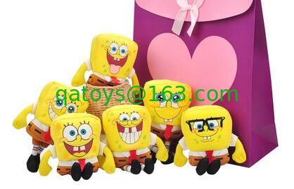 Forme a historieta el estilo de SpongeBob 20 diversa los juguetes rellenos de la expresión felpa