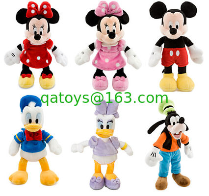 La felpa original de Disney del sistema completo juega peluches de la familia de Disney los 22cm