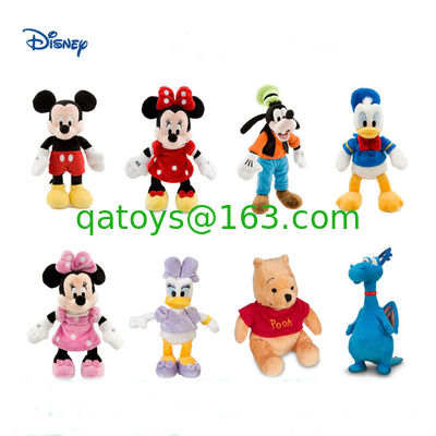 La felpa original de Disney del sistema completo juega peluches de la familia de Disney los 22cm