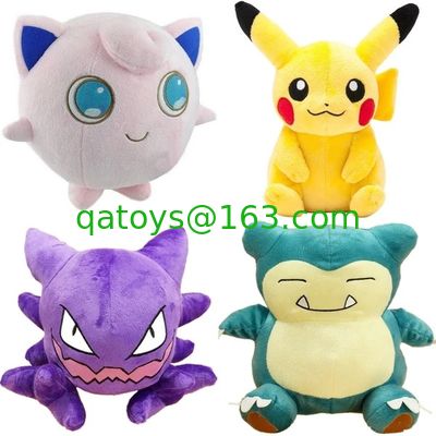 Los nuevos personajes de dibujos animados Pokemon rellenaron los juguetes 8inch de la felpa para la máquina del juguete de la venta de la grúa