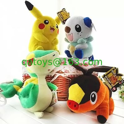 Los nuevos personajes de dibujos animados Pokemon rellenaron los juguetes 8inch de la felpa para la máquina del juguete de la venta de la grúa