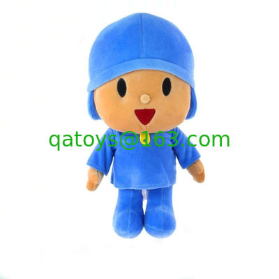 Pequeños juguetes rellenos Pocoyo preciosos de la felpa de la historieta para la promoción los 20cm
