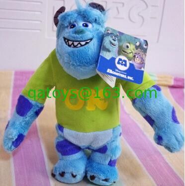 La felpa rellena juega la figura de acción de Mike Wazowski de la universidad de los monstruos para la colección