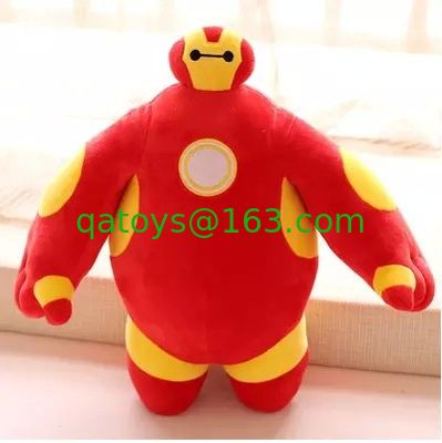 el héroe grande precioso 6 de los 20cm y los vengadores rellenaron los juguetes de la felpa para los niños