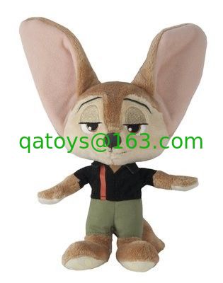 Los personajes de dibujos animados Zootopia de Disney rellenaron los juguetes de la felpa de la historieta 9 pulgadas