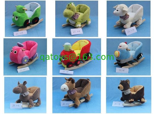 Baby Rocking Animal Chair Bonitos juguetes para bebés Pequeña sirena muñeca de peluche