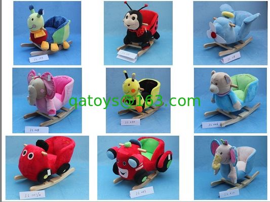 Baby Rocking Animal Chair Bonitos juguetes para bebés Pequeña sirena muñeca de peluche