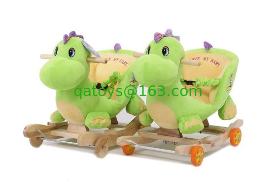 Baby Rocking Animal Chair Bonitos juguetes para bebés Pequeña sirena muñeca de peluche