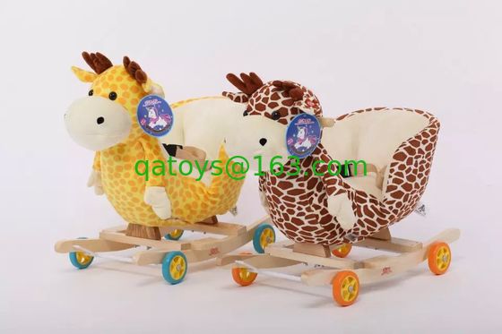 Baby Rocking Animal Chair Bonitos juguetes para bebés Pequeña sirena muñeca de peluche