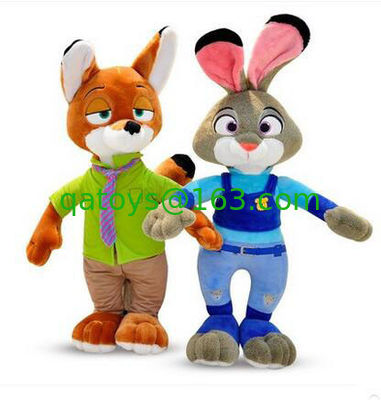 Zootopia de color marrón y verde Disney juguetes de peluche animales rellenos material blando