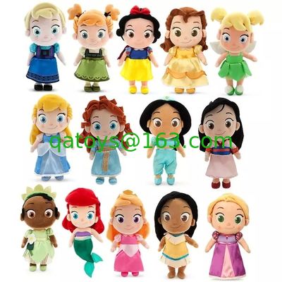 Forme a princesa linda Family Stuffed Plush Toys de Disney para la colección 12 pulgadas