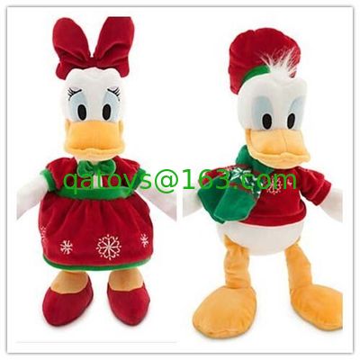 Pato Donald y margarita de la Navidad de Disney para la promoción del día de fiesta