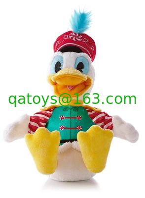Pato Donald y margarita de la Navidad de Disney para la promoción del día de fiesta