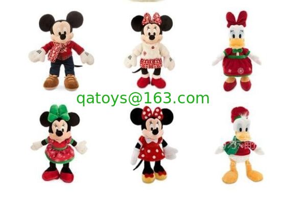 Pato Donald y margarita de la Navidad de Disney para la promoción del día de fiesta