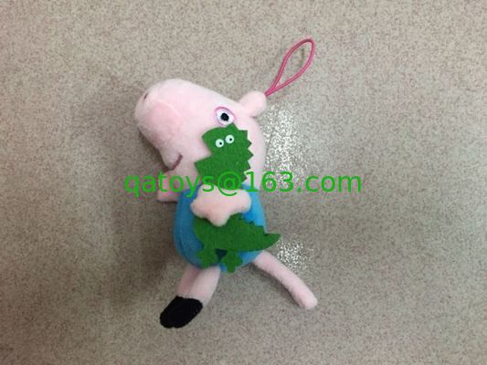 Juguetes rellenos llavero del juguete de la felpa del cerdo de Peppa para los regalos de la promoción