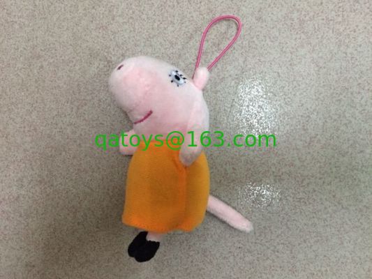 Juguetes rellenos llavero del juguete de la felpa del cerdo de Peppa para los regalos de la promoción