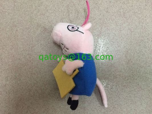 Juguetes rellenos llavero del juguete de la felpa del cerdo de Peppa para los regalos de la promoción