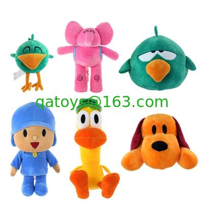 Pequeños juguetes rellenos Pocoyo preciosos de la felpa de la historieta para la promoción los 20cm
