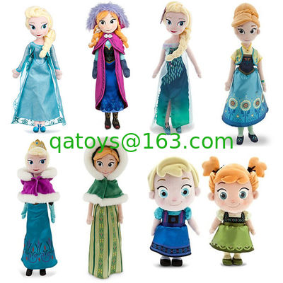 Ana y Elsa congeladas Disney juguetes de peluche dibujos animados suave muñeca rellena 20 pulgadas