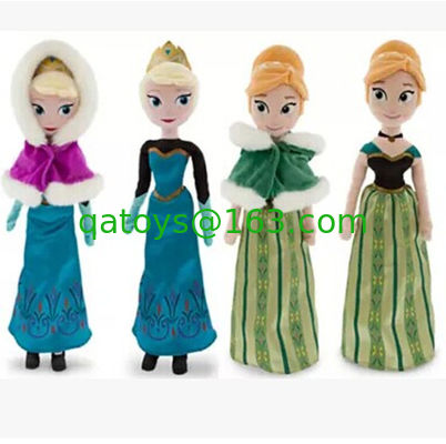 Ana y Elsa congeladas Disney juguetes de peluche dibujos animados suave muñeca rellena 20 pulgadas