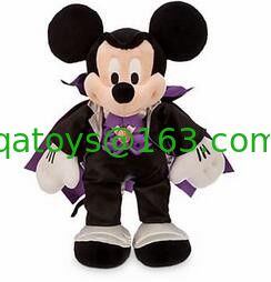 El día púrpura Minnie Mouse de Halloween y juguetes de la felpa de Mickey Disney para el festival del partido de los animales domésticos