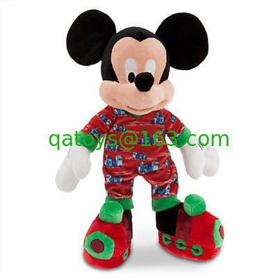 Los juguetes de encargo Mickey Mouse de la felpa de Disney con ropa de noche rellenaron los 40cm