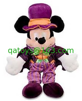 La felpa anaranjada de Disney del día de Halloween juega caracteres rellenos Disney de 16 pulgadas