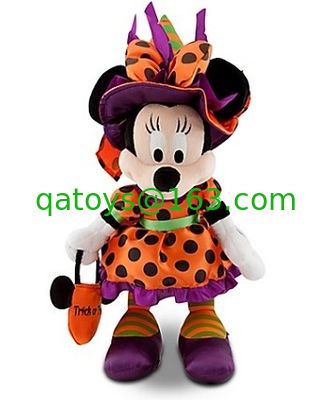 La felpa anaranjada de Disney del día de Halloween juega caracteres rellenos Disney de 16 pulgadas