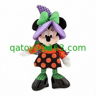 tiempo Mickey Mouse y Minnie Mouse de Halloween de los juguetes de la felpa de los 30cm Disney