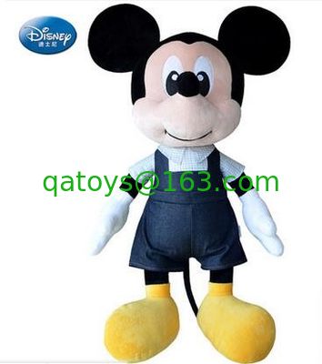 La felpa negra de Disney juega Mickey Mouse negro y Minnie Mouse 16 pulgadas