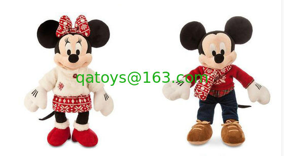 Moda Disney juguetes de peluche de Navidad Mickey y Minnie Mouse 40cm