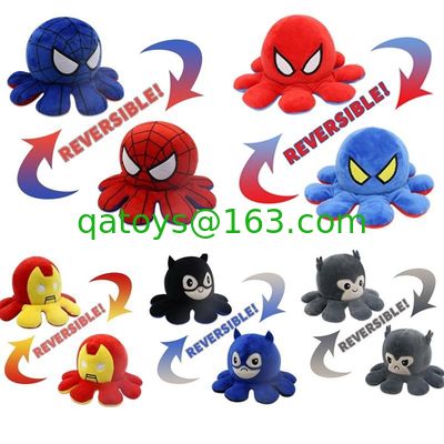 Juguetes suaves rellenos superhombre negro de la felpa de la muñeca de la historieta de los superhéroes de la maravilla para la colección