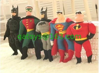 EN71 Juguetes de Plush de dibujos animados Batman Acero Superman Liga de la Justicia Vengadores