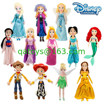 juguetes originales de princesa Family Cartoon Stuffed Plush de los 50cm Disney