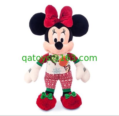 La felpa linda de Disney de la moda juega la Navidad Mickey y la altura de Minnie Mouse los 40cm