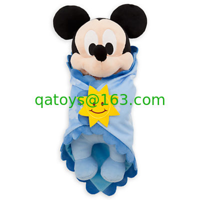 La muñeca de la felpa de Mickey Mouse de los bebés de Disney/la felpa originales juega color del azul de los 30cm