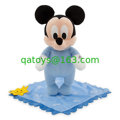 La muñeca de la felpa de Mickey Mouse de los bebés de Disney/la felpa originales juega color del azul de los 30cm