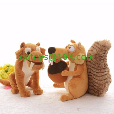 Peluches de la edad de hielo de la historieta los pequeños 5 lindos/rellenaron los juguetes de la felpa 10 pulgadas