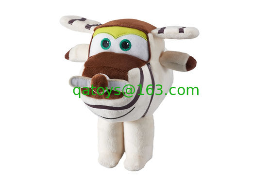 8 estilos de dibujos animados juguetes de peluche 20cm Super alas avión, color rojo / verde / amarillo