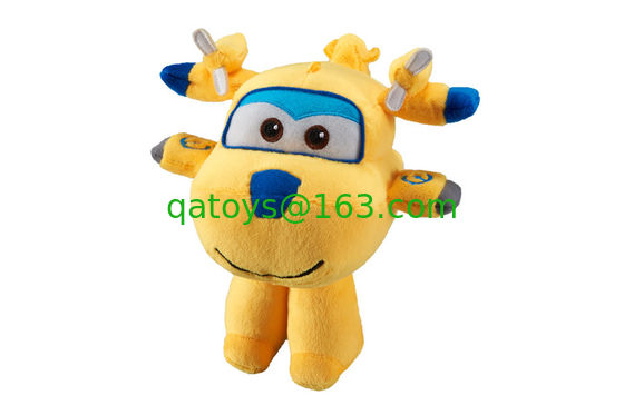 8 estilos de dibujos animados juguetes de peluche 20cm Super alas avión, color rojo / verde / amarillo