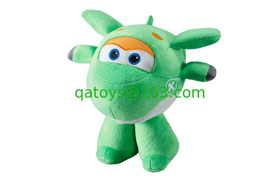 8 estilos de dibujos animados juguetes de peluche 20cm Super alas avión, color rojo / verde / amarillo