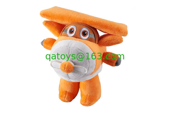 8 estilos de dibujos animados juguetes de peluche 20cm Super alas avión, color rojo / verde / amarillo