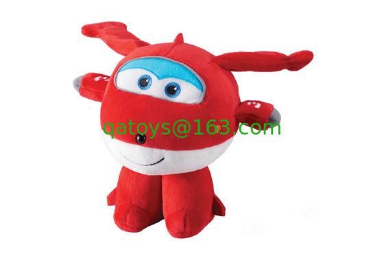 8 estilos de dibujos animados juguetes de peluche 20cm Super alas avión, color rojo / verde / amarillo