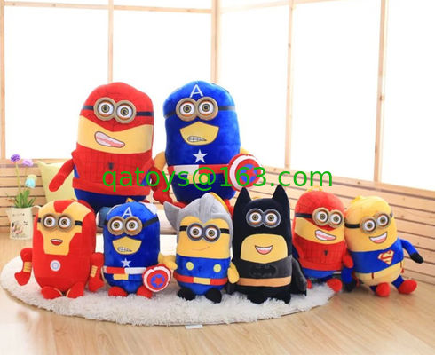20cm dibujos animados juguetes de peluche Minions con ojo 3D para grúa máquina de juguete