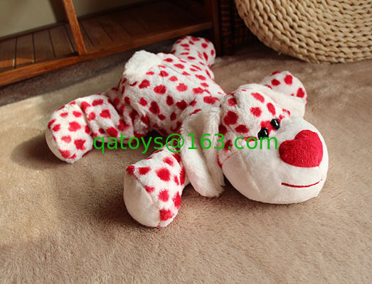 Los juguetes rellenos día de San Valentín preciosos/el perro animal rellenaron los juguetes del empuje para la celebración los 35cm