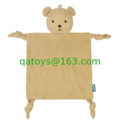 Juguetes lindos del bebé de la felpa con la entrerrosca, pacificador infantil del juguete de la felpa