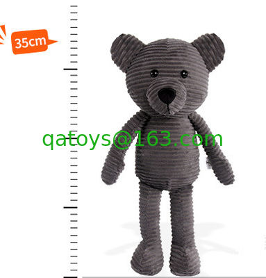El bebé lindo de Elephent de la felpa de encargo de las ovejas juega el plástico azul del blanco los 20cm
