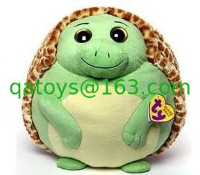 los regalos promocionales animales de la forma redonda de los 25cm juegan verde/Brown/color gris