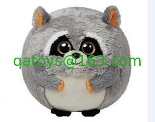 los regalos promocionales animales de la forma redonda de los 25cm juegan verde/Brown/color gris